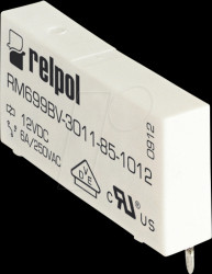 RM699BV-3011-85-1012 Monostable power relay, THT, 12 V DC, 10 A, 1 normally open cont