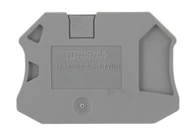 Pokrywa zamykająca Pokrywa końcowa Phoenix Contact wymiary styku 39.8 x 2.2mm Modułowy blok zaciskowy
