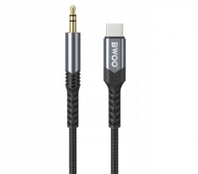 KABEL USBC-AUX 1,2M BO-AUX066 CZARNY