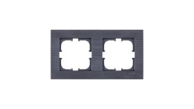 Ramka Podwójna Exen Seria Comfort Magnetyczny Szary C102/07E