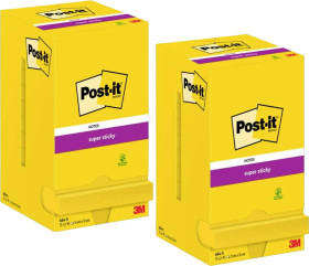 Notatka samoprzylepna Post-it 654SSCYP12+12 76 mm x 76 mm 24 szt.