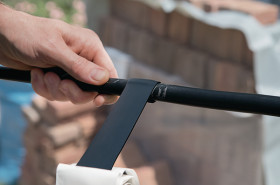 Taśma izolacyjna Czarny szerokość: 38mm grubość: 3.2mm długość: 1.5m Guma butylowa HellermannTyton