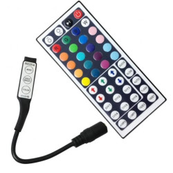 Kontroler sterownik RGB ir 72W MINI 6A 12VDC 44 key czarny