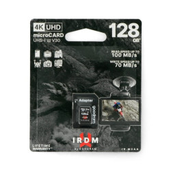Karta pamięci Goodram IR-M3AA microSD 128GB 100MB/s UHS-I klasa U3 z adapterem