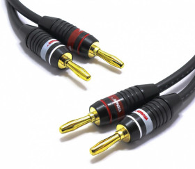 KABEL GŁOŚNIKOWY VITALCO LAK10 OFC BANAN 2.5M