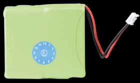 Cordless phone battery, NiMH, 2,4 V, 600 mAh