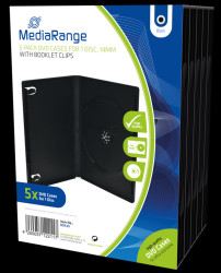 BOX30 DVD Case for 1 disc, Pack 5