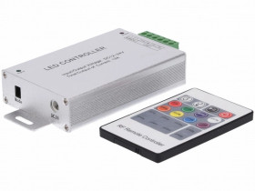 Sterownik LED RGB 3x4A 20-key RF 12-24V Prescot