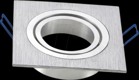 4537 Recessed ceiling ring, GU10/MR16, silver