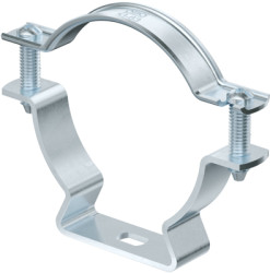 Spacer clamp, max. bundle Ø 63 mm, steel, galvanized, (L x W) 94 x 16 mm, 1362788