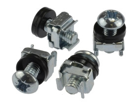 Śruby montażowe M6 do szafy RACK 19 (zestaw) 4szt.