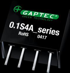 0.1S4A_0512S1.5U DC/DC converter, 0.1 W, 12 V, SIL 4