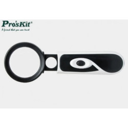 Lupa z podświetlaniem (duża lupa 3,5x (10D), mała lupa 20x (76D)) MA-023