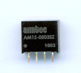 PRZETWORNICA NAPIĘCIA DC-DC 4,5V-5,5V 3,3V 1W AM1S-0503SZ (MOD-AM1S-0503SZ)