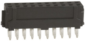 Gniazdo PCB 20 -pinowe 2 -rzędowe raster: 2.0mm Proste Przewlekany