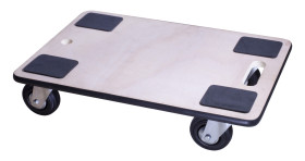Wózek do skrzynek, Sklejka, obc.: 300kg, szer.: 400mm, dł.: 600mm
