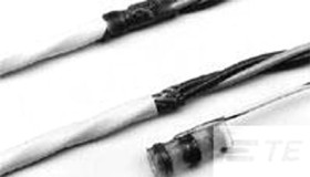 Łącznik lutowany, dł. 19.1mm, Ø kabla 3.3 → 5.95mm, kolor: Niebieski, materiał: PVDF, TE Connectivity