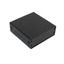 Obudowa aluminiowa Aluminium szerokość zew. 180 mm długość zew. 185 mm wys. zew. 65 mm RS PRO IP40 Czarny