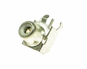 Gniazdo RCA do druku kątowe białe