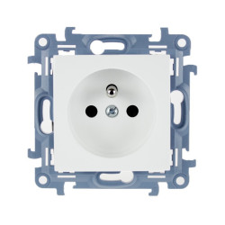 Gniazdo pojedyncze z/u białe CGZ1.01/11 Simon10 Kontakt-Simon