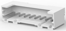 Pin header, 9 pole, pitch 2 mm, straight, natural, 1971032-9