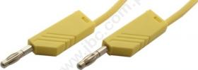 MLN 100/1 GE Przewód PVC 1,0mm2, 1,0m, 2x(wt.+gn.)4mm, żółty, Hirschmann, 934062103, MLN1001GE