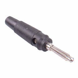 Black 4mm Test Plug 32A