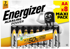 Baterie AA Energizer 1.5V Cynk-dwutlenek manganu 2.5Ah Energizer Alkaline
