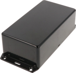 ABS enclosure, (L x W x H) 150 x 80 x 50 mm, black (RAL 9005), IP54, 1591DSFLBK