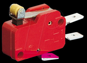 01006.1201-04 Snap-action switch, 10 A - 400 V ~ changer, socket connection