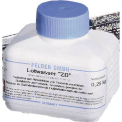 Felder 241100551 ZD 250 Flux Soldering Liquid 250g for Roofing Use