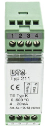 Przetwornik temperatury wy: Termopara typu K 10 → 35 V