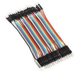Opencircuit Male-Male 10 cm band cable 40 pieces