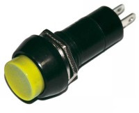 MS1214-Y Przełącznik typu push on (żółty) bistabilny, otwór M12