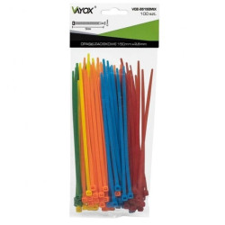 Opaski zaciskowe 3,5mm / 150mm mix kolorów 100 szt. VOZ-35150MIX Vayox