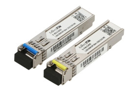 Moduł SFP 1,25Gb/s, 20km, Jednomodowy, Para (T1310nm/R1550nm) + (T1550nm/R1310nm) MikroTik S-3553LC20D