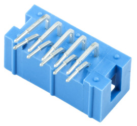 Wtyk PCB 10-pinowe raster: 2.54mm 2-rzędowe TE Connectivity Przewlekany 1.0A 250.0 V.