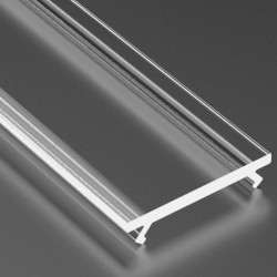 Profil LED - Klosz transpar.2,02PMMA do taśm ledowych, 2m