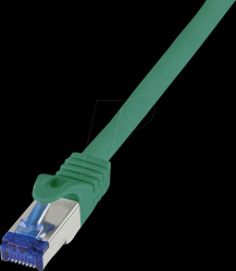 C6A045S Patch cable Ultraflex, Cat.6A, S/FTP, green, 1.5 m