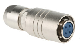 Złącze wielostykowe przemysłowe 4-pinowe Miniaturowe Montaż na kablu Wtyczka Hirose