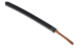 Przewód montażowy 1,1mm² Czarny RS PRO Guma silikonowa 17 AWG 600 V dł. 100m 516/0.05 mm UL3512