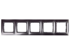Simon 54 Premium Ramka pięciokrotna antracyt DR5/48