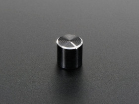Slim Metal Potentiometer Knob - 10mm Diameter x 10mm - T18
