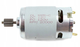 SILNIK SILNICZEK 555-C 12V 120W 20000RPM