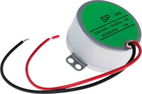 Motoreduktor AC 4 W RS PRO 30 obr./min, 36 obr./min 220 → 240 V. 1 -fazowy 17 mA Synchroniczny z przekładnią