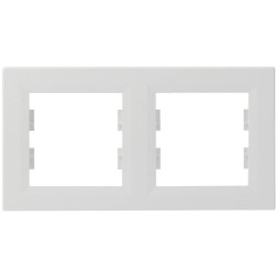 Schneider Electric EPH5800221D Asfora 2-fold frame horizontal white RAL9003