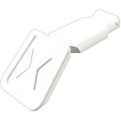 KNIPEX 00 61 10 CW ColorCode Clips White (10 pieces) 21 mm