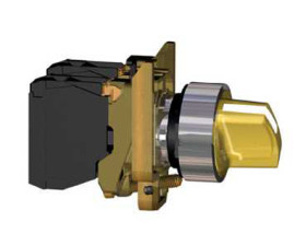 Przełącznik bistabilny, 3-pozycyjny, Ø 22mm, Schneider Electric Harmony XB4