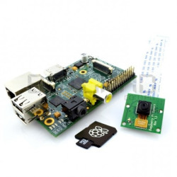 Raspberry Pi Model B 512 MB + karta + kamera HD