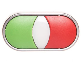 Napęd z guzikiem dwuklawiszowym IP65 z samopowrotem ST22-2KL Z/C